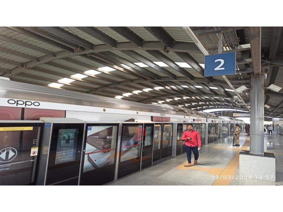 Metro Advertising on Ashram Road Ahmedabad - 