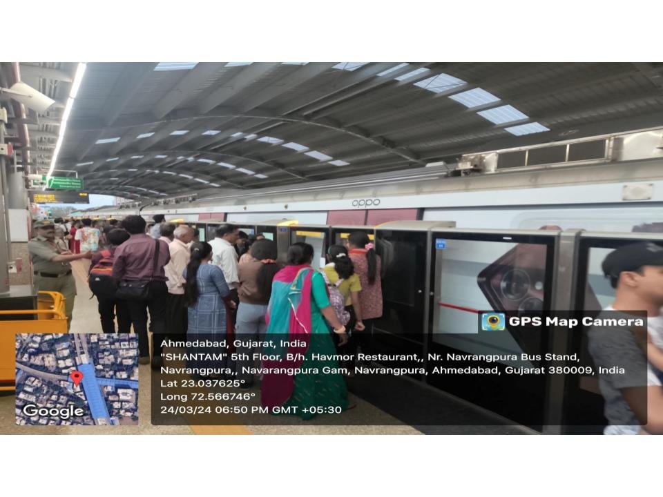 Metro Advertising in Apparel Park Metro Station Ahmedabad - 