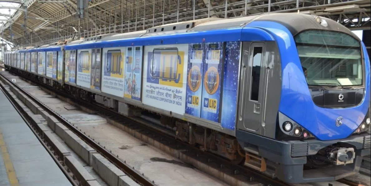 Metro Exterior Advertising in Chennai Metro - 