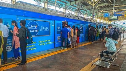 Metro Train Advertising in Thousand Lights Station, Chennai - 