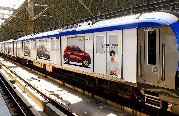 Metro Train Advertising in Ashok Nagar Station, Chennai - 