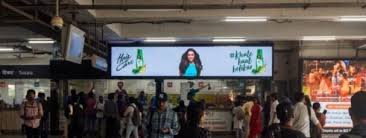 Digital board advertising in Esplanade in Kolkata Metro - 