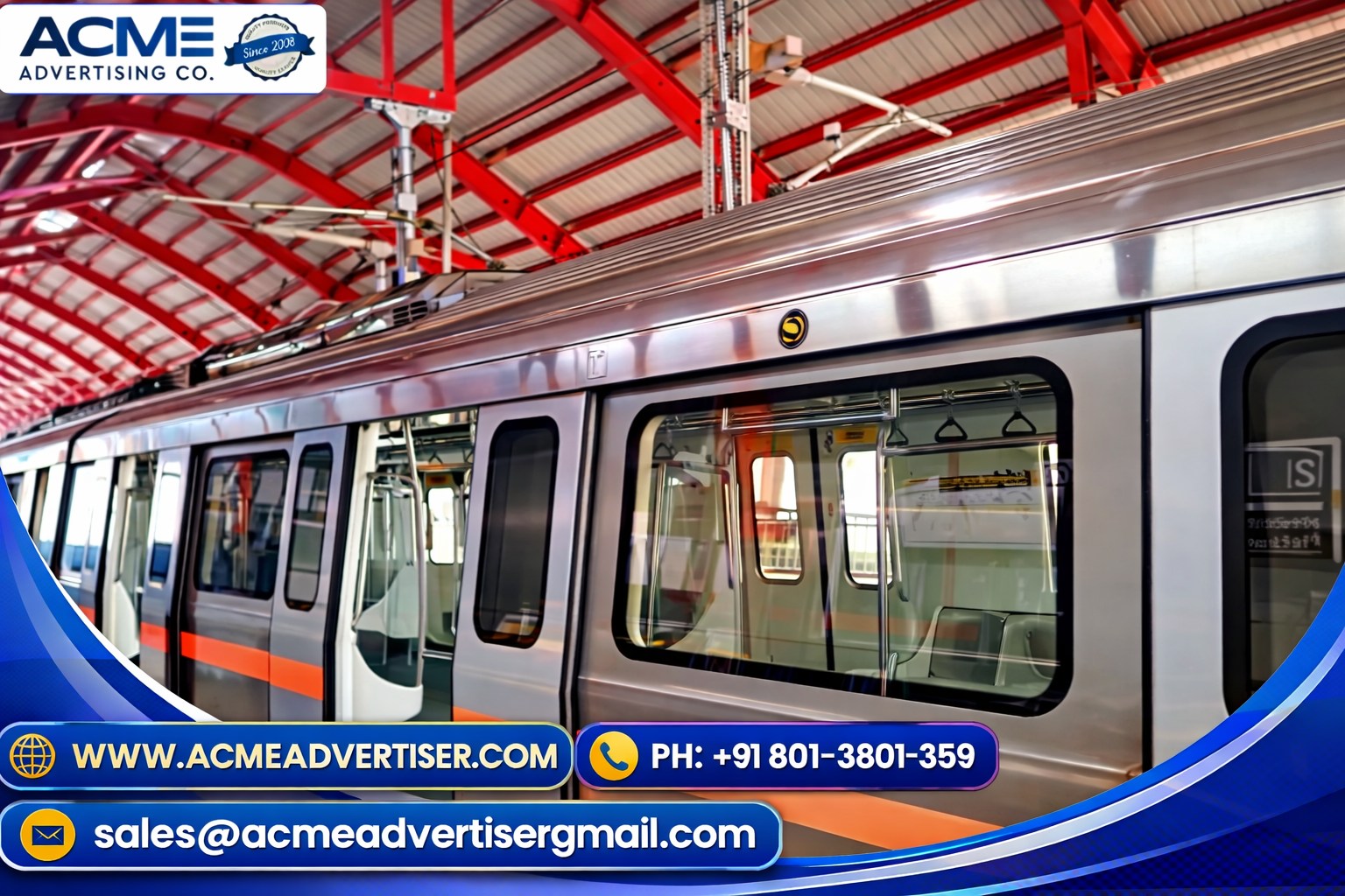 Metro Advertising Company In Dilshad Garden, Delhi - 