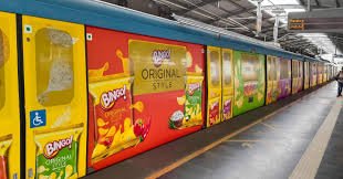 Full metro wrap advertising in Baranagar in Kolkata - 