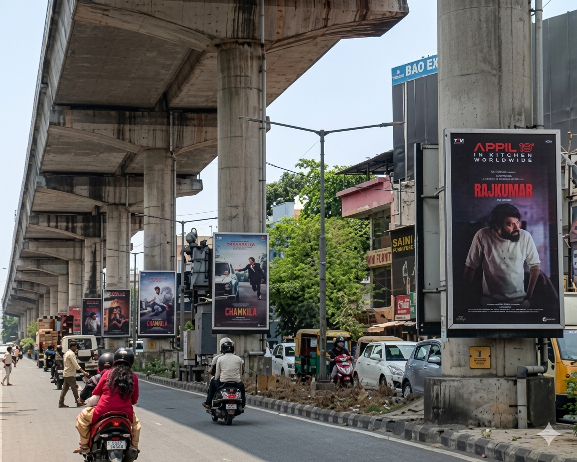 Metro Piller Advertising Company In Kohat Enclave - 