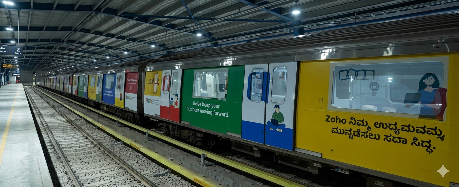 Metro Advertising Company in City Railway Station, Bengaluru - 