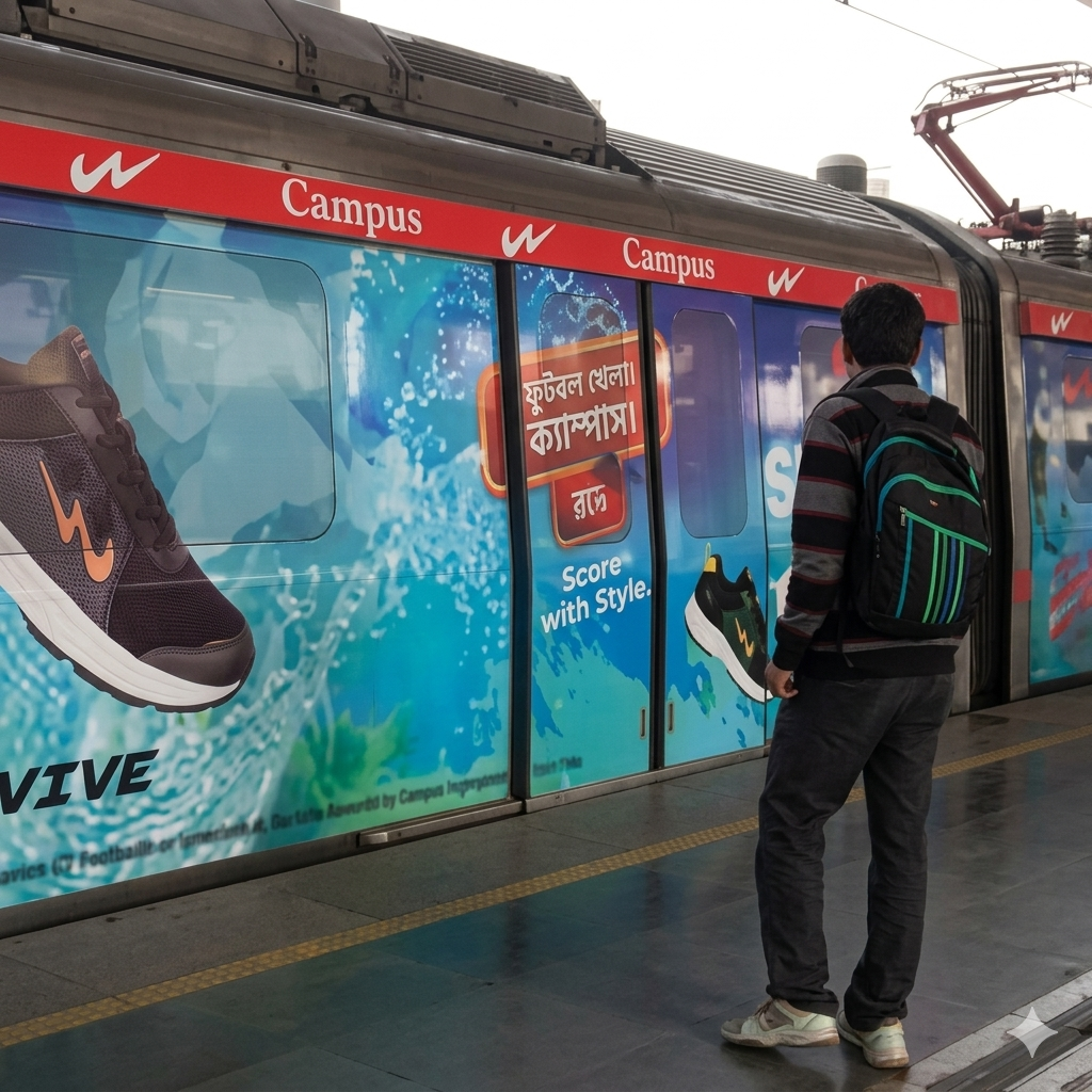 Metro Exterior Wrap Advertising in Alpha 1, Greater Noida - 