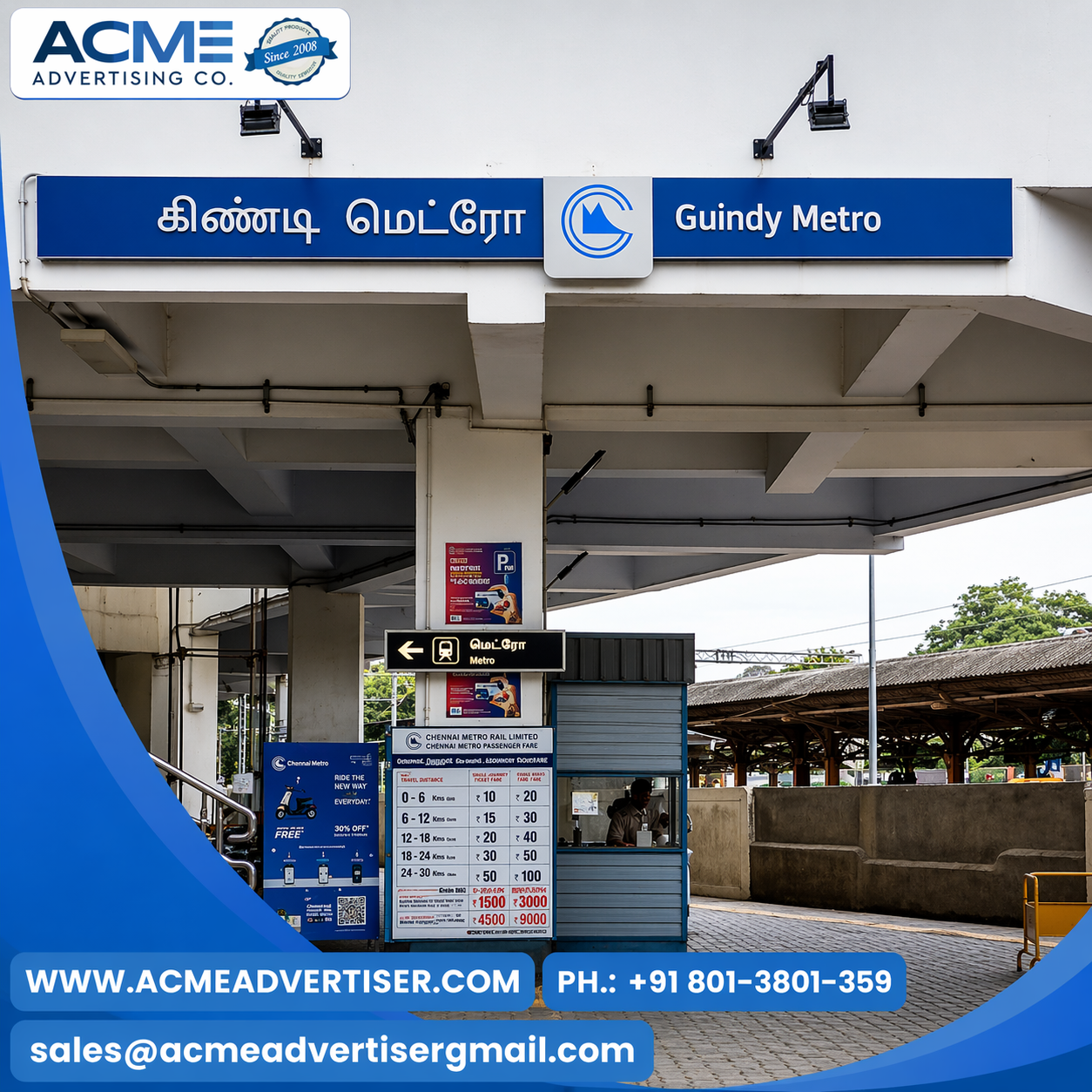 Metro Train Advertising In Guindy, chennai,Tamil Nadu - 