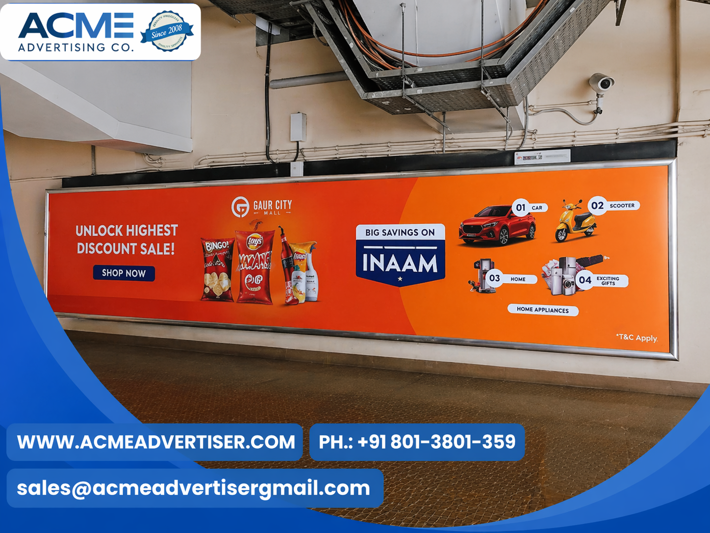 Inside Metro Train Advertising company In Hindon River - 