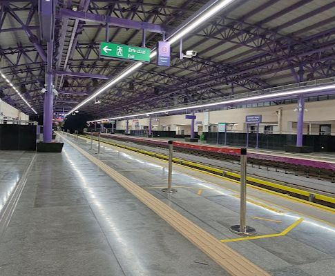 Metro advertising at Hopefarm Channasandra in Bengaluru - 