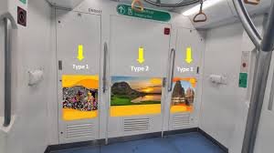 Interior panel advertising in Sitabuldi in Nagpur - 