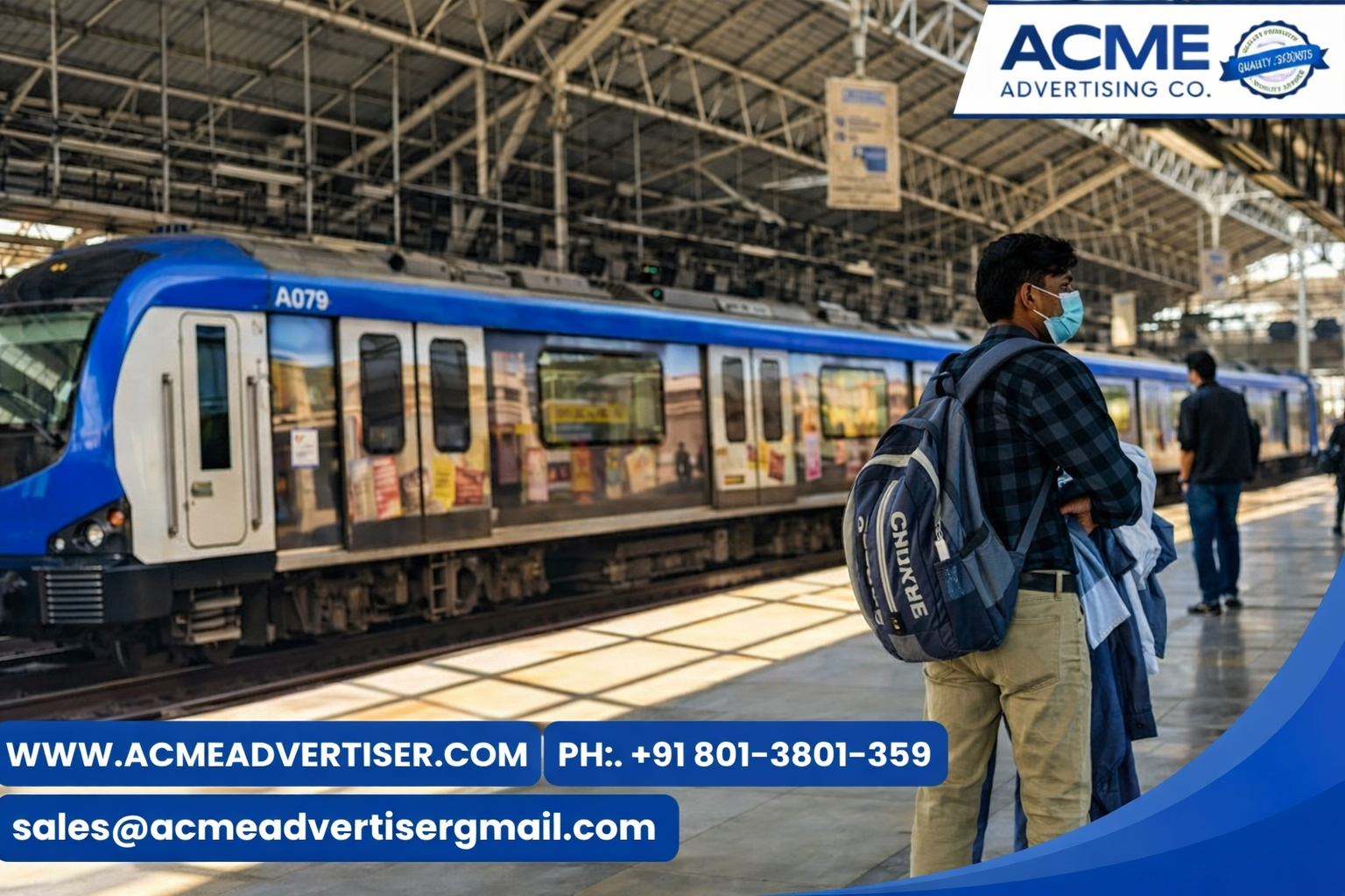 Metro Train Advertising Company In Kanhaiya Nagar, Delhi - 