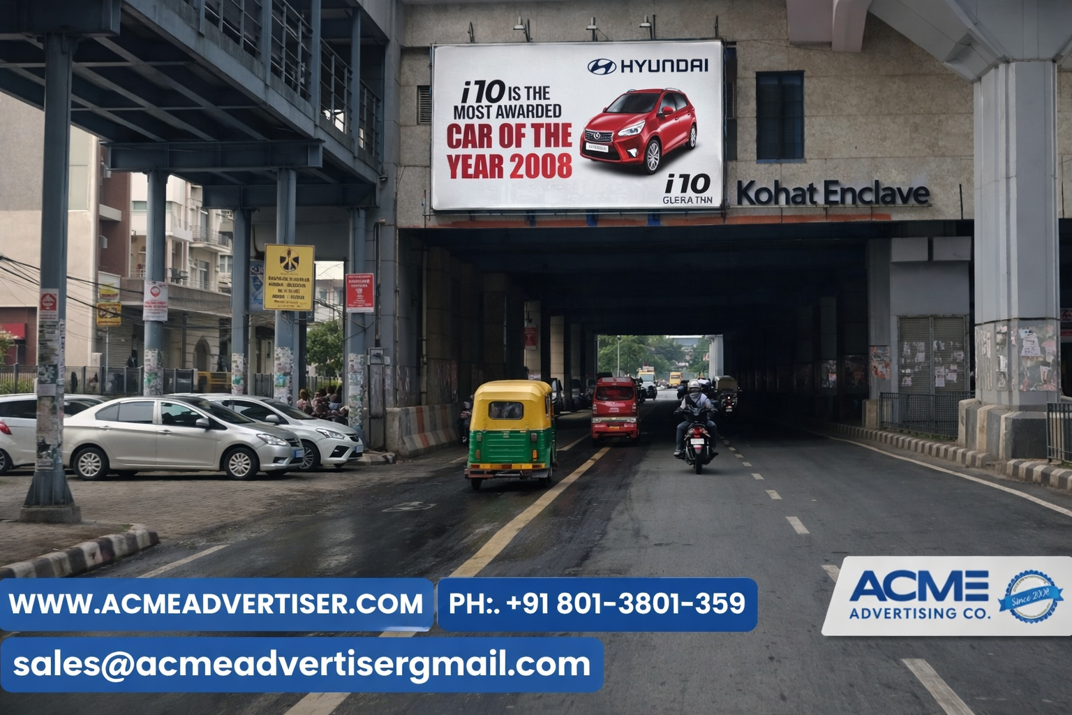 Metro Piller Advertising Company In Kohat Enclave, Delhi - 