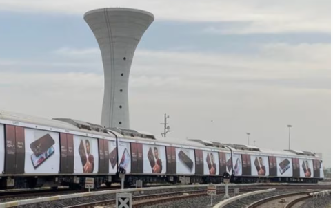 Metro Advertising in Rabari Colony Metro Station - 