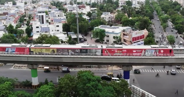 Metro Advertising in Ranip Metro Station - 