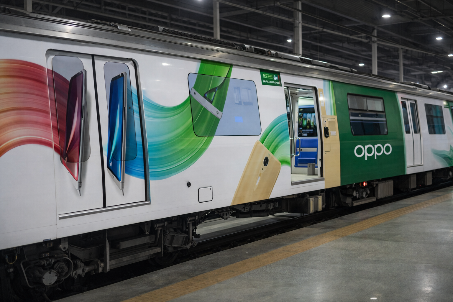 Metro advertising in Aarey Mumbai - 