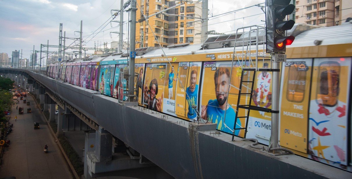 Metro advertising in Andheri West Mumbai - 