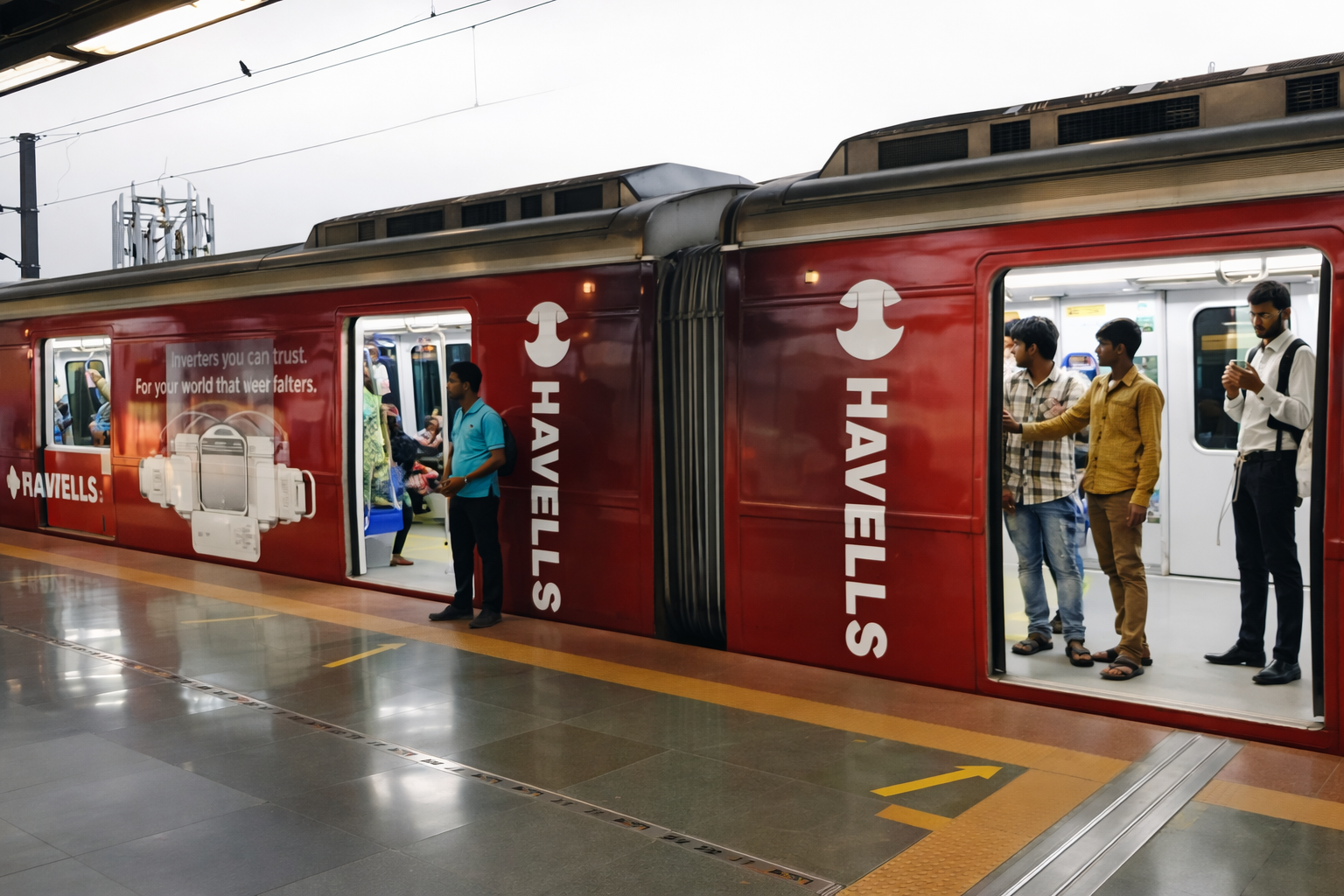 Metro advertising in Dindoshi Mumbai - 