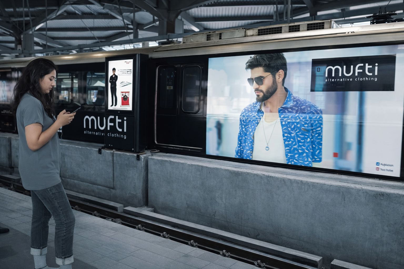 Metro advertising in Gundavali Mumbai - 