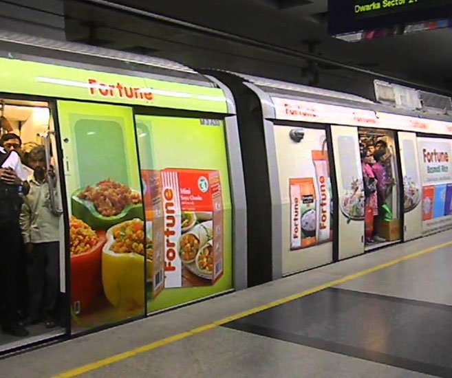 Metro advertising in KPHB Colony Hyderabad - 