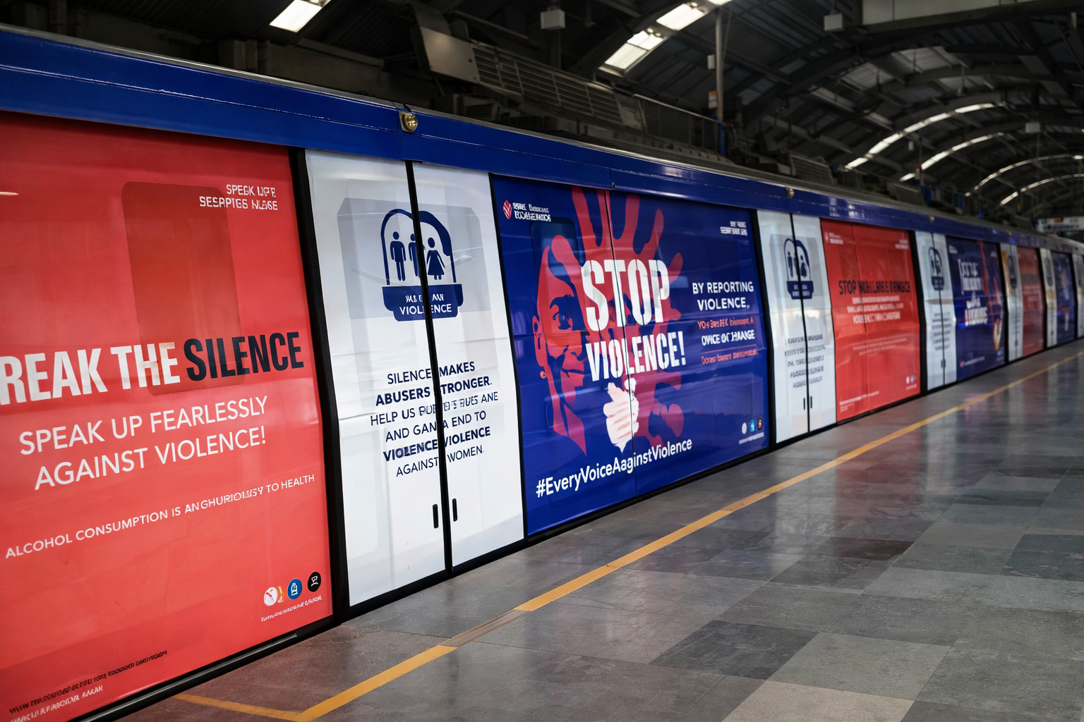 Metro advertising in Sultan Bazaar Hyderabad - 