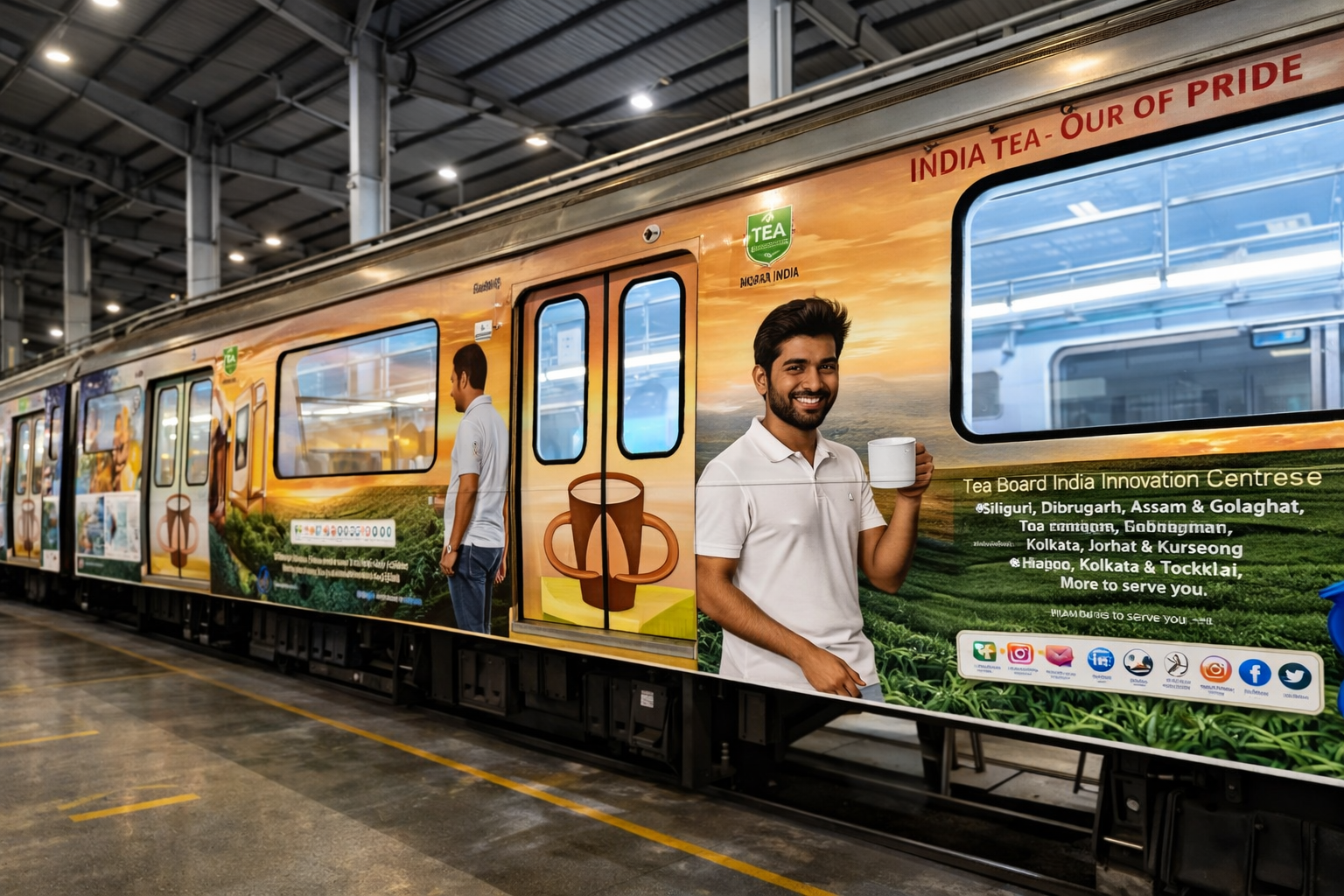 Metro advertising in Science Centre Mumbai - 