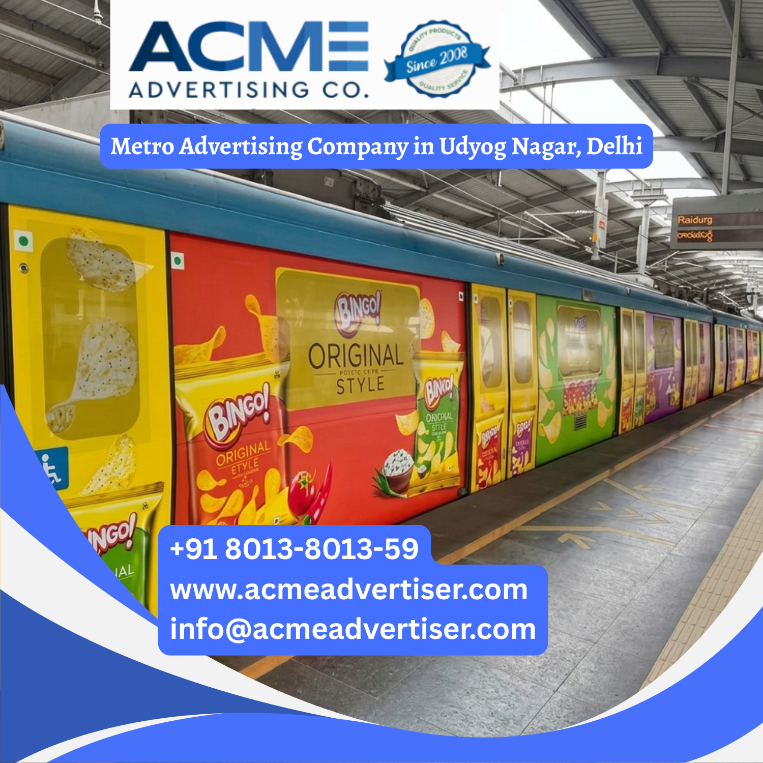 Metro Advertising Company in Udyog Nagar, Delhi - 