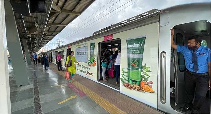 Metro advertising in Nagole Hyderabad - 