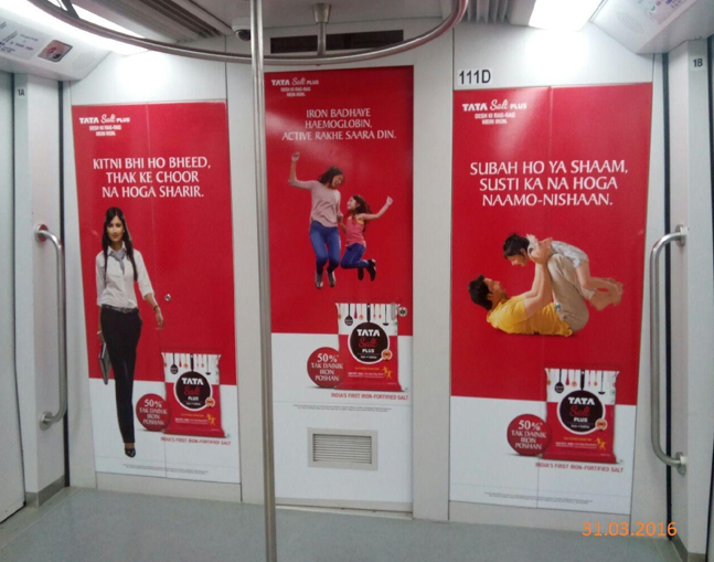 Metro door advertising in Andheri Mumbai - 