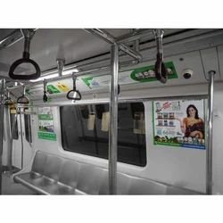 Metro Interior Panel Advertising in Guru Ka Taal Metro Station, UP - 