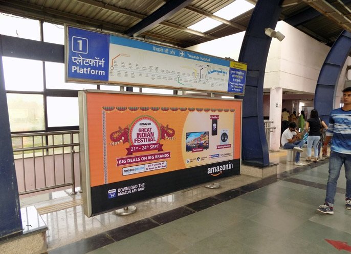 Metro Station Panel Advertising in Noida Sector 137, UP - 