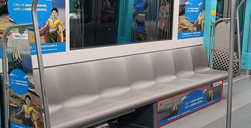 Inside Metro inside advertising in Mumbai - 