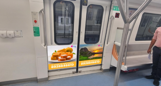 Metro Inside Door Advertising In Pratap Nagar, Nagpur - 