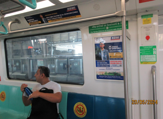 Inside Metro Advertising In Sector 15, Noida - 