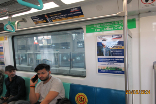 Inside Metro Advertising In Sector 34, Noida - 