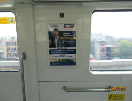Inside Metro Panel Advertising In Sector 61, Noida - 