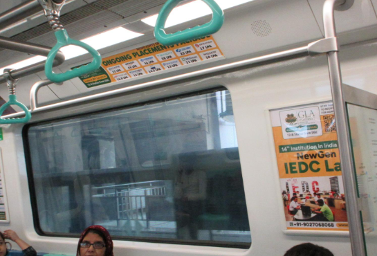 Inside Metro Panel Advertising In Sector 144, Noida - 