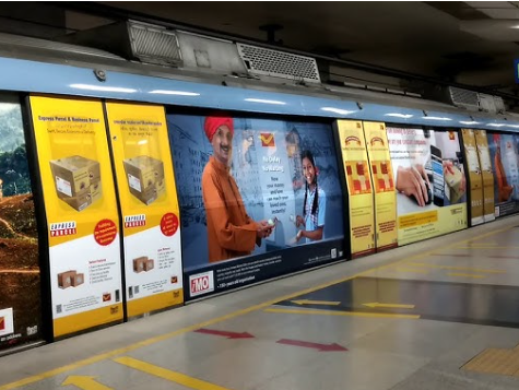 Metro Advertising in Jor Bagh Delhi - 