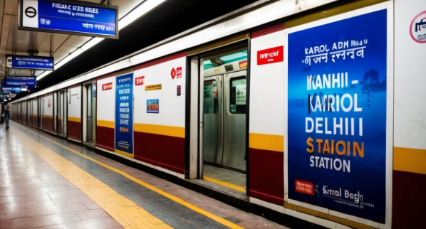 Metro advertising in Yashobhoomi Dwarka Sector 25 Delhi - 