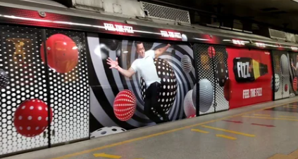 Metro advertising in Sector 28 Faridabad Near Delhi - 