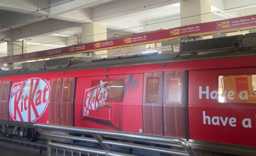 Metro advertising in Mewala Maharajpur Delhi - 