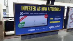 Metro advertising at Whitefield (Kadugodi) in Bengaluru - 