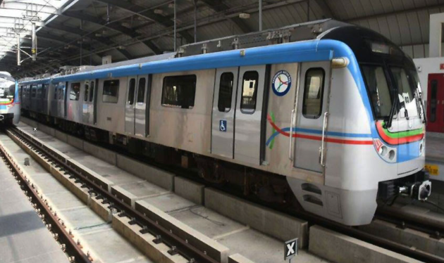 Metro advertising in New Market Hyderabad - 