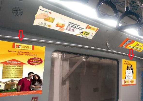 Metro advertising in Bharat Nagar Hyderabad - 