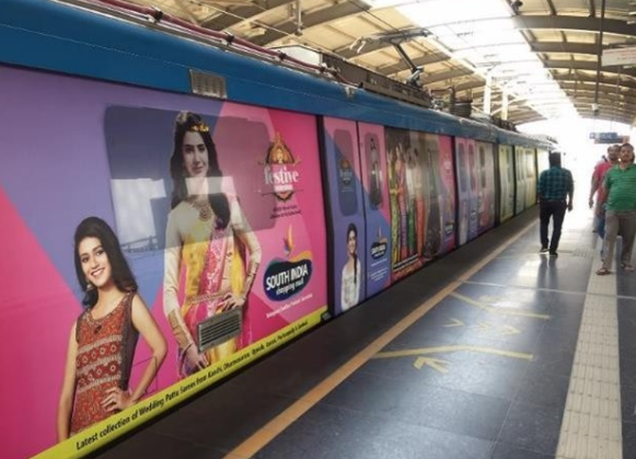 Metro advertising in Dilsukhnagar Hyderabad - 