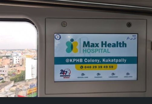 Metro advertising in Chaitanyapuri Hyderabad - 