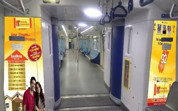 Metro advertising in LB Nagar Hyderabad - 