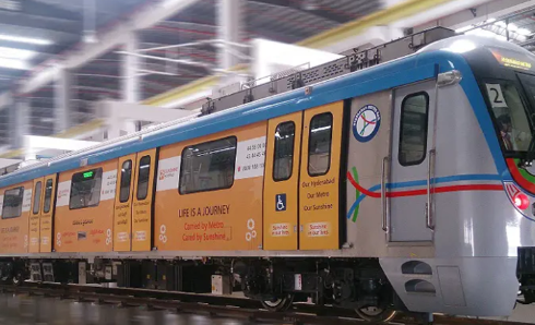 Metro advertising in Nampally Hyderabad - 