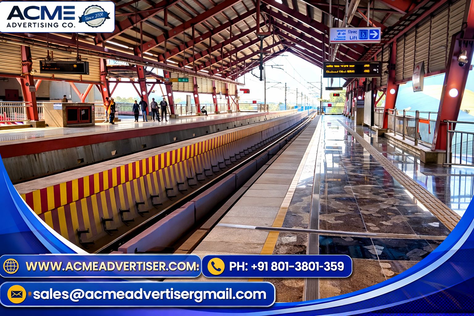 Metro Wrap Advertising In Shaheed Nagar, UP - 