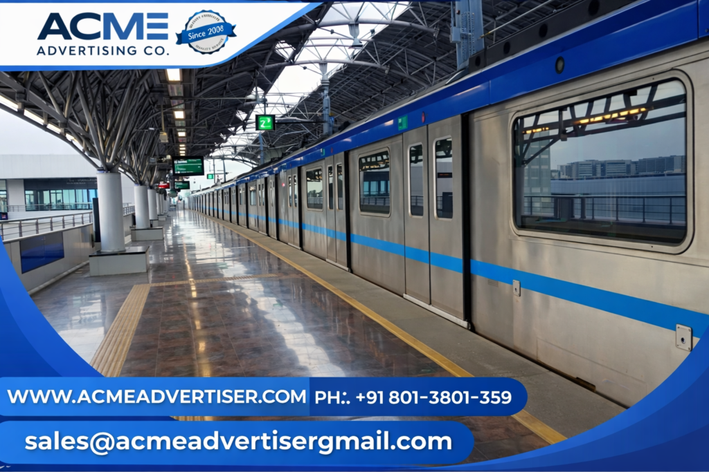Sholinganallur Metro Station Branding Advertiser Co.